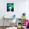 Stupell Industries Alien and UFO Scene Canvas Design by Kim Allen